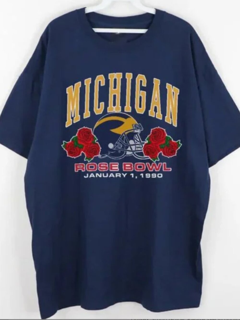 Vintage 90s Michigan Wolverines Rose Bowl Michigan Wolverines Football shirt tee